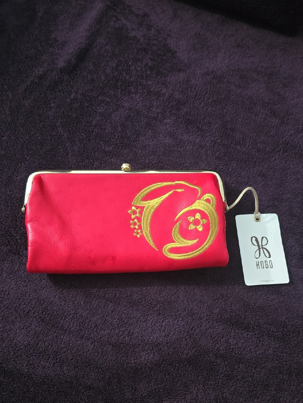 HOBO Lauren Leather Clutch